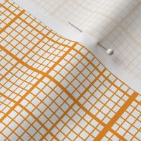 Orange Graph Paper