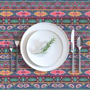 kilim inspired ribbon stripe