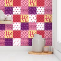 Cheater Quilt Labrador Pink Dogs