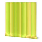 Spring Garden Vertical Stripes - Wide Lemon Fizz Ribbons with Lime Green and Rosy Pink - Small Scale