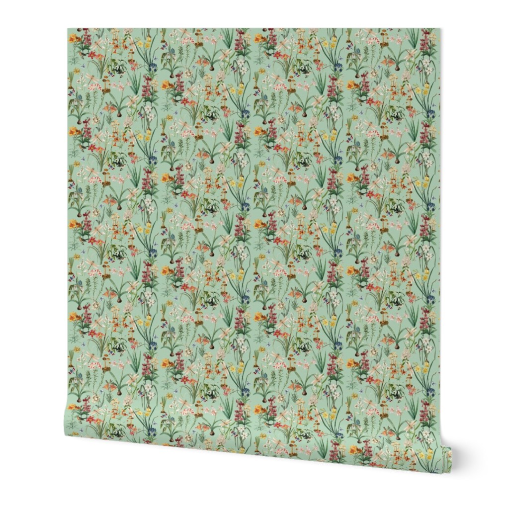 Dragonfly Garden Peppermint Green // Small