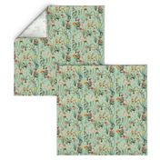 Dragonfly Garden Peppermint Green // Small