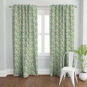 Dragonfly Garden Peppermint Green // Small