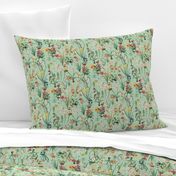 Dragonfly Garden Peppermint Green // Small