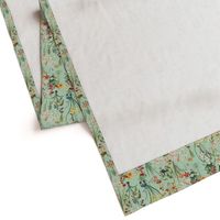 Dragonfly Garden Peppermint Green // Small