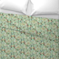 Dragonfly Garden Peppermint Green // Small