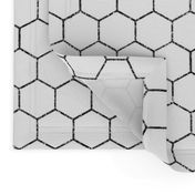 Black silver hexagon, geometric tiles, kitchen splash back, bathroom tiles