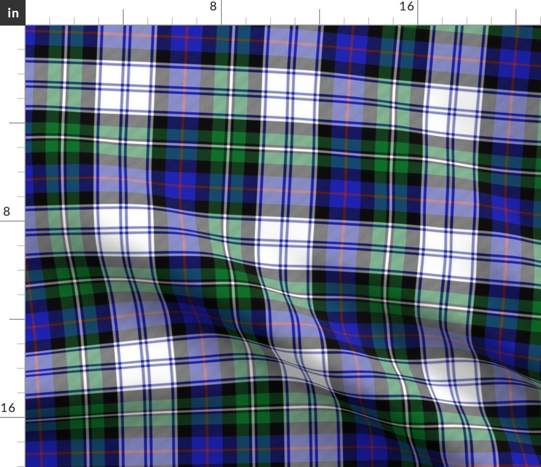 MacKenzie dress tartan #4, 6"