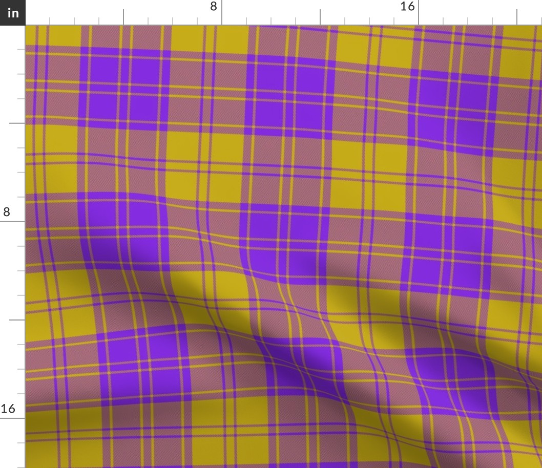 MacLachlan tartan #2, 1842 purple variant, 6"