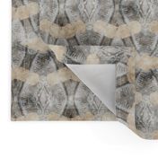 ETHNIC SHIELD DIAMONDS ARROWS  WATERCOLOR WOOD STONE BEIGE GREY