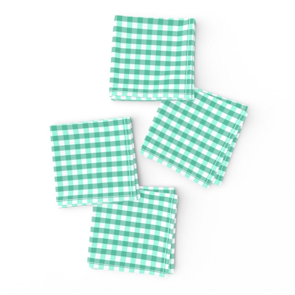 Fairytale-gingham mint green