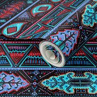 Kilim ribbon stripe  in moonlight glow