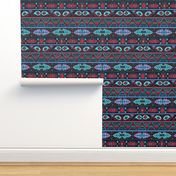 Kilim ribbon stripe  in moonlight glow