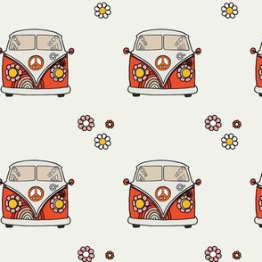 Vw Bus Fabric, Wallpaper and Home Decor | Spoonflower