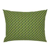 Lavender Sprig  Bright Green Background