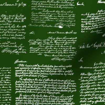 Letters of George Washington // Green 