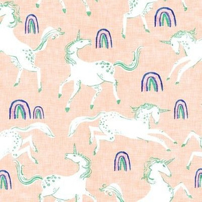 Serendipity Unicorns (peachy)