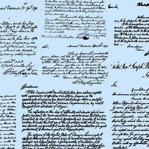 Letters of George Washington // Light Blue