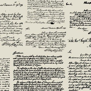 Letters of George Washington // Light Taupe