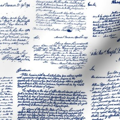 Letters of George Washington // Blue Ink