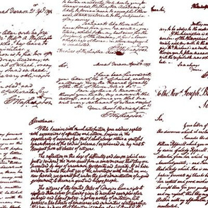 Letters of George Washington // Red Ink