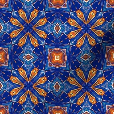 Persian Blue and Orange Stars