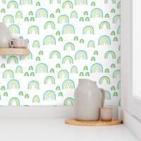 Sweet green dreams rainbow sky love abstract trendy rainbows boys