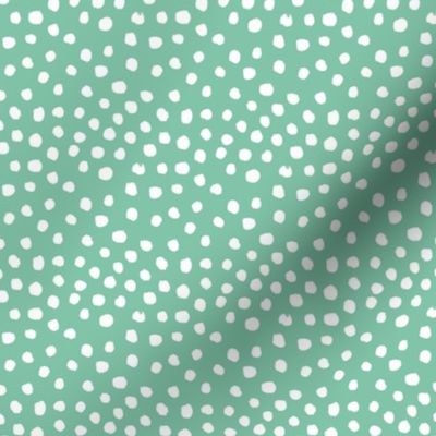green dots fabric nursery baby design
