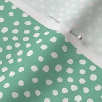 green dots fabric nursery baby design