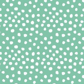 green dots fabric nursery baby design