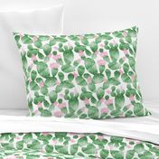 cactus - watercolor palm springs watercolor tropical nursery fabric