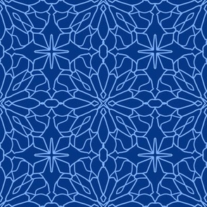 Geometric Lace - Lapis lazuli