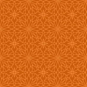 Geometric Lace - Tangerine