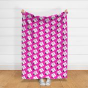 Origami  hot pink