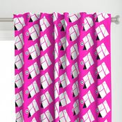 Origami  hot pink