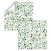 Fable Spring Leaves (MED) (white) 