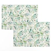 Fable Spring Leaves (MED) (white) 