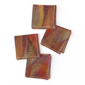 Copper paprika abstract ribbons