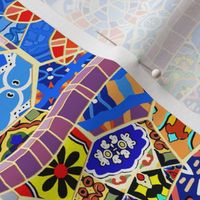 Spanish Tile Mosaic - Smaller scale