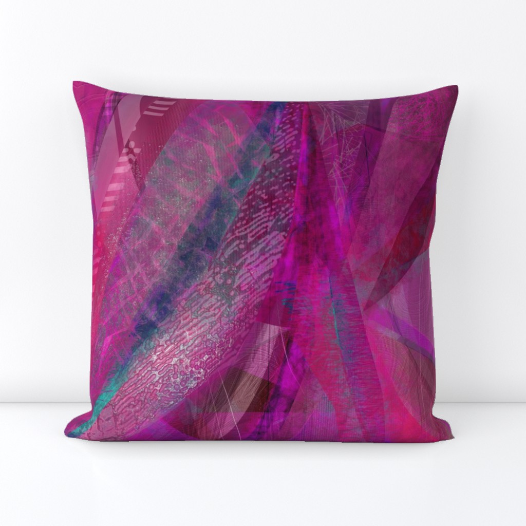 Magenta purple abstract ribbons