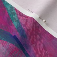 Magenta purple abstract ribbons