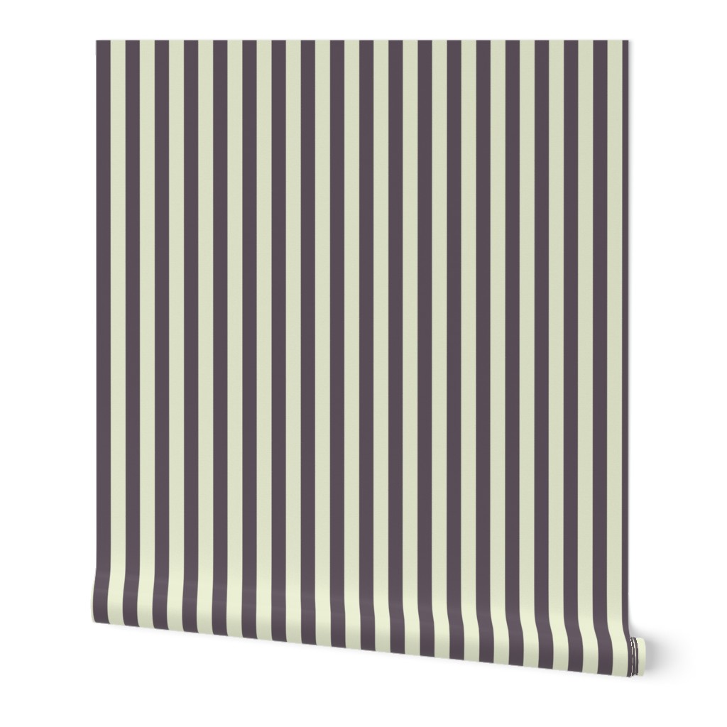 Charcoal and cream stripes - Alhambra collection