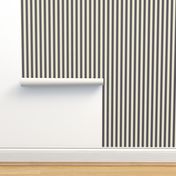 Charcoal and cream stripes - Alhambra collection