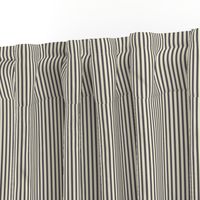 Charcoal and cream stripes - Alhambra collection