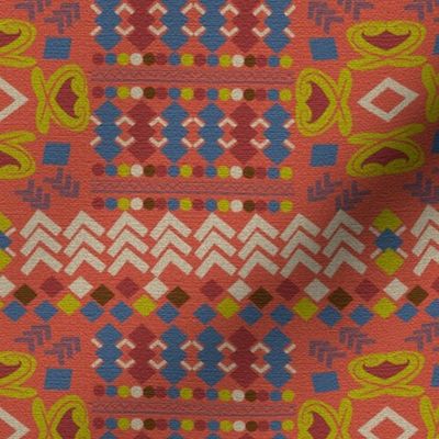 Portakal, Turkish Kilim,  geometric shapes