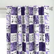 Adventure Awaits - Wholecloth Cheater Quilt - Ultra Violet