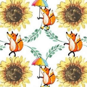 Foxy Sunflowers