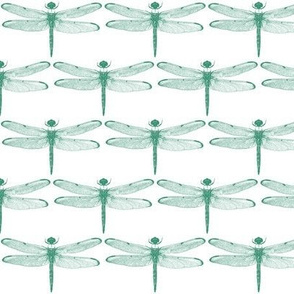 Aquamarine Dragonflies // Small