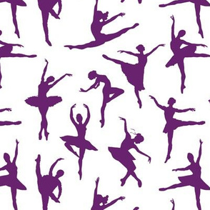 Dark Purple Ballerinas // Small