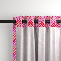 Tribal Scribble Kilim in Neon Coral + Neutral